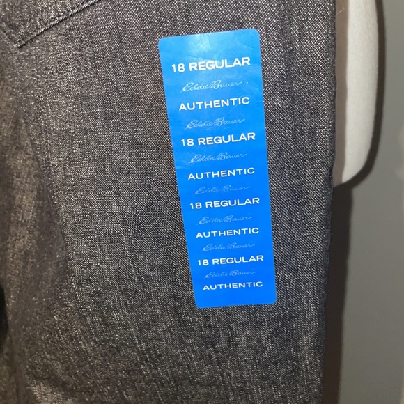 EDDIE BAUER WOMENS BLACK DENIM - Picture 8 of 15